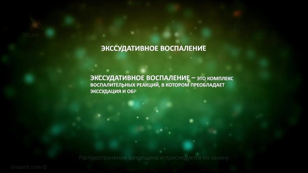 Острое экссудативное и продуктивное воспаление